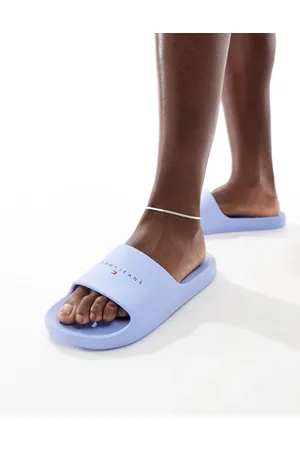 Tommy Hilfiger Printed PU sliders in