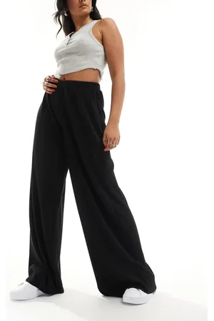 ASOS Plisse wide leg trouser in