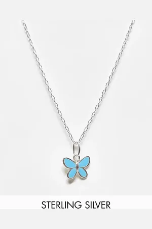 Kingsley Ryan Sterling necklace with butterfly pendant
