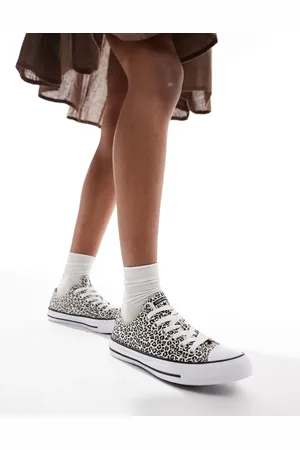 Converse Chuck Taylor All Star Ox trainers in leopard print