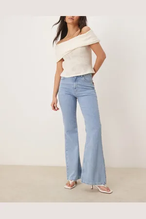 ASOS Everyday flare jeans in mid