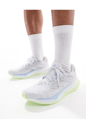 adidas Adidas Running Supernova Comfortglide trainers in silver and lime