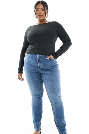 ASOS ASOS DESIGN Curve ultimate skinny jean in mid