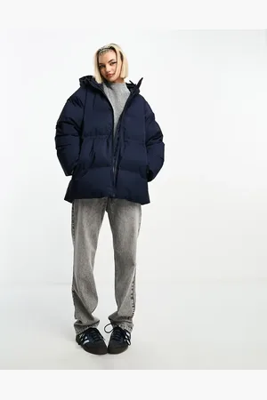 Weekday Illsa cinched waist puffer jacket in