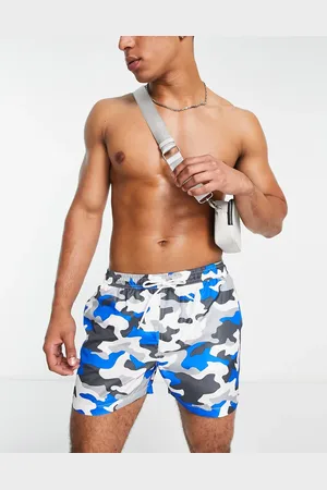 Brave Soul Swim shorts in camo