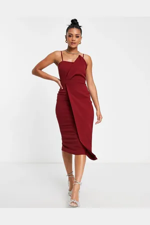 Trendyol Bust detail midi dress in