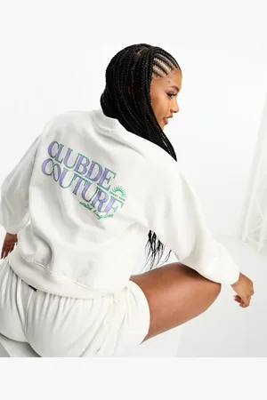 The Couture Club Co-ord sweatshirt in with back print