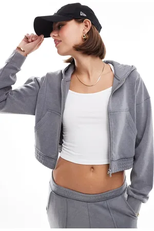 Stradivarius Co-ord soft touch hoodie in dark