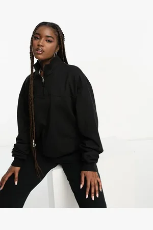 ASOS Half zip sweatshirt in