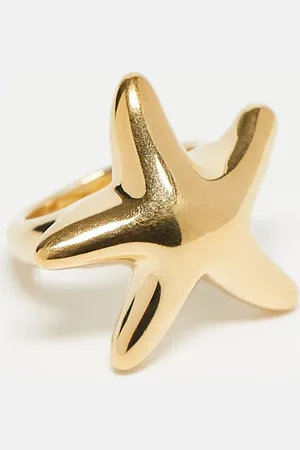SEOL + GOLD 18ct vermeil chunky starfish ring