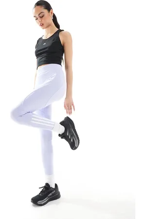 adidas Adidas Training Hyperglam full length leggings in lilac