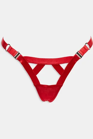 BlueBella Ariana thong with strapping details in