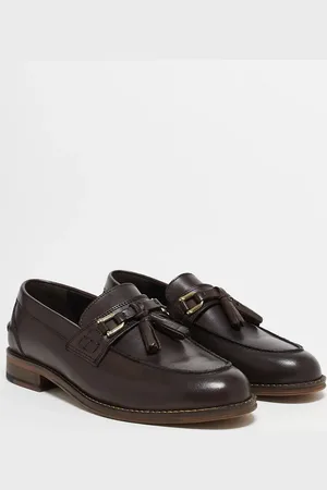 ASOS Loafers in leather with tassel