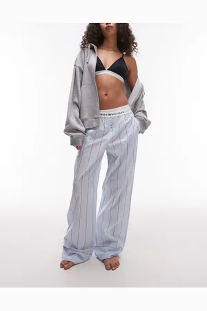 Tommy Hilfiger Poplin pyjama trousers in stripe