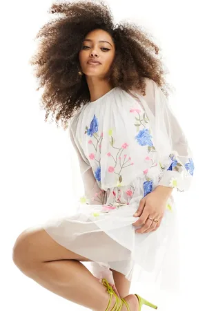 Maya Deluxe Maya mini dress with embroidery in