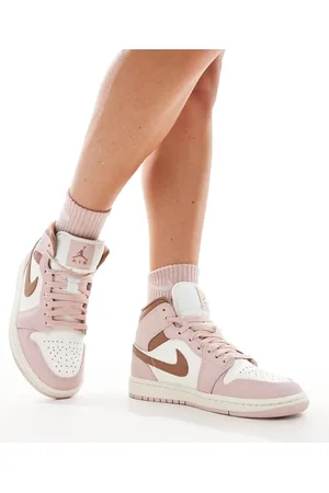 Jordan Nike Air 1 Mid trainers in and white