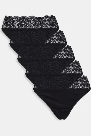 Simply Be 5 pack lace thongs in