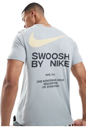 Nike Club Swoosh graphic t-shirt in light