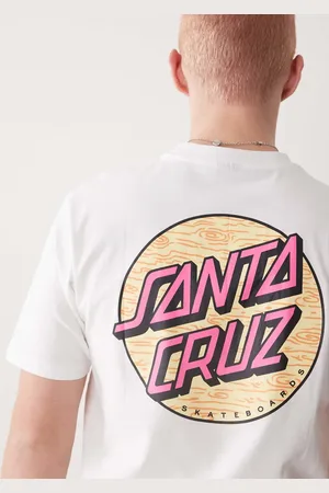 Santa Cruz Dot logo back print t-shirt in blue