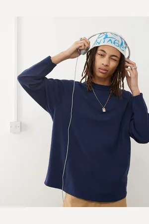 Reclaimed Long sleeve waffle t-shirt in