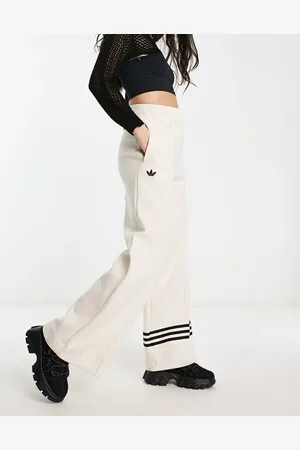 adidas Neuclassics wide leg trouser in wonder