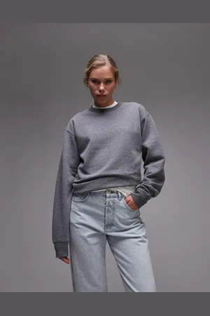Topshop Slim sweat in marl