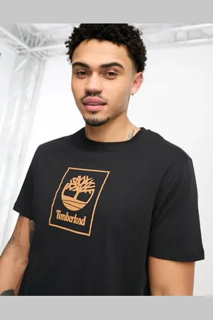 Timberland Stack central logo t-shirt in