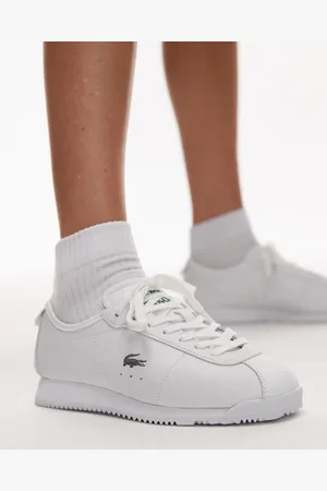 Lacoste Club low leather trainers in