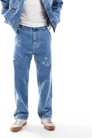 Carhartt Stamp print loose tapered fit jean in