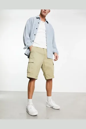 Carhartt Regular garment dyed cargo shorts in beige