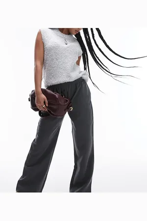 Topshop Basic button down jogger in charcoal