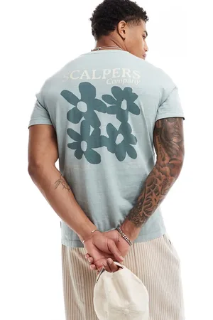 SCALPERS Flowers t-shirt in light