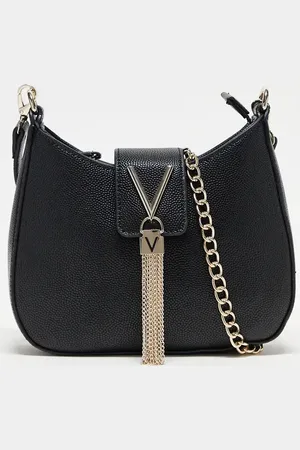 VALENTINO Valentino Divina baguette shoulder bag with tassle detail in