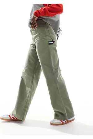 Tommy Hilfiger Mia relaxed straight carpenter trousers in