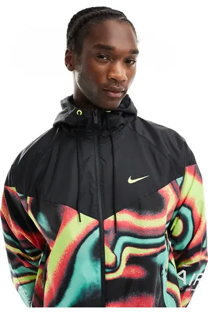 Nike Track jacket with swirl print in