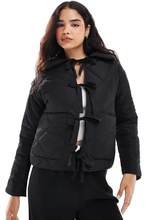 Cotton On Cotton On quilted jacket with bows in