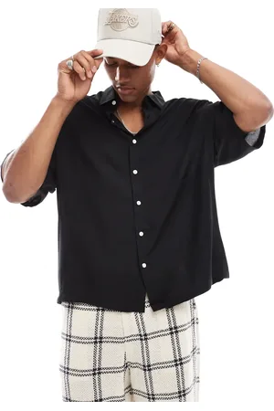 ASOS Oversized viscose shirt in