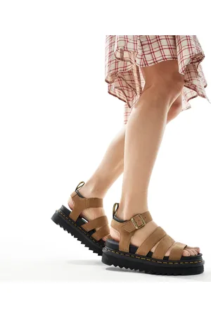 Dr. Martens Blaire sandals in sand nubuck