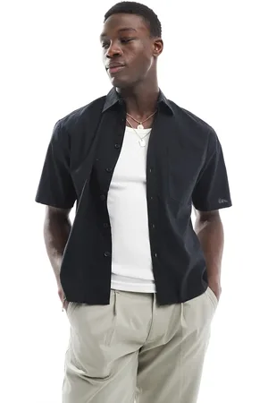 Only & Sons Boxy fit linen mix shirt in