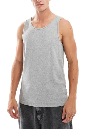 Only & Sons 3 pack vests in black white & light grey