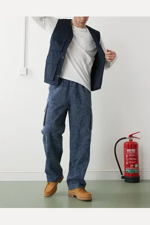 Santa Cruz Loose fit cargo trousers in tonal print