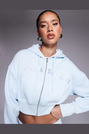 Kaiia Studio fitted zip up hoodie co-ord in