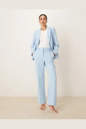 Y.A.S Tailored straight leg trouser co-ord in sky