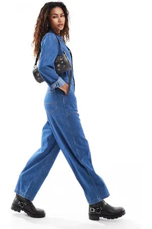 Lee Regular fit denim workwear overalls in