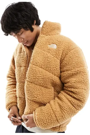The North Face 2000 borg puffer jacket in beige Exclusive at ASOS