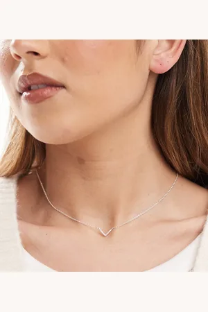 Kingsley Ryan CZ V necklace in sterling
