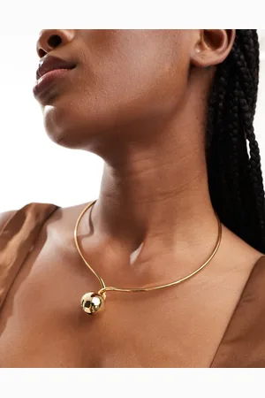petit moments Ball wire waterproof stainless steel choker in