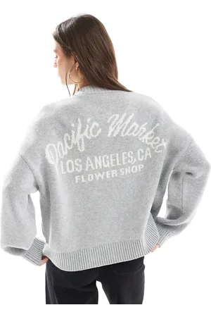 Pull&Bear Knitted oversized cardigan in