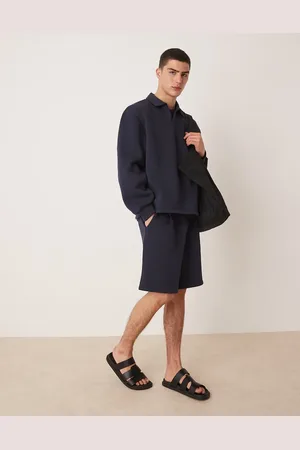 ASOS Oversized co-ord pleated shorts in