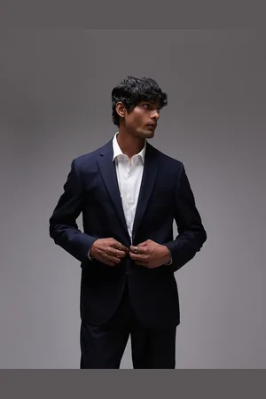 Topman Slim suit jacket in